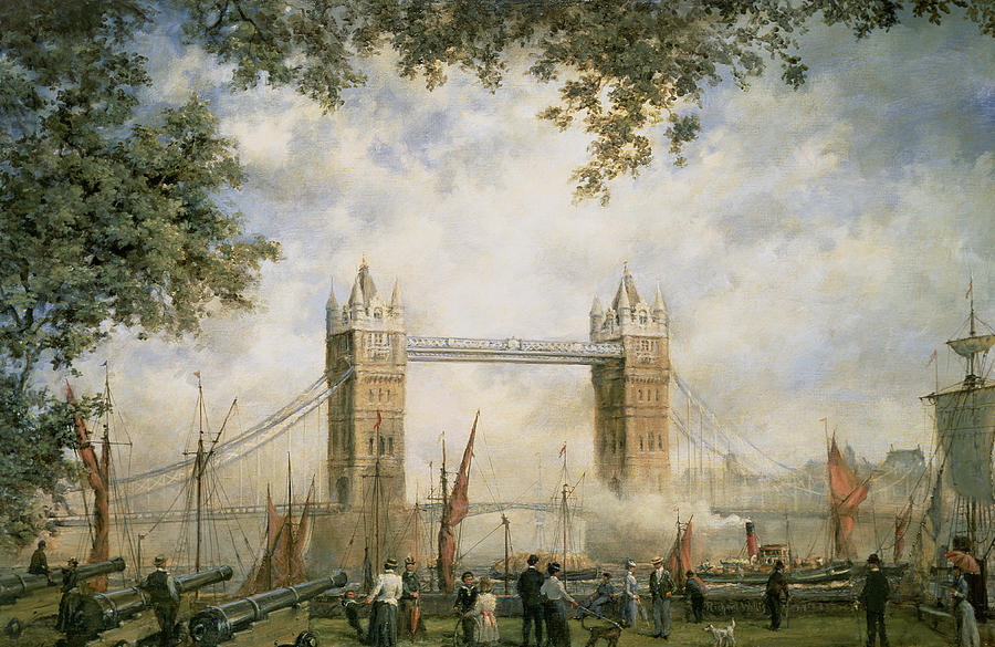 900x585 Tower Bridge - London Painting