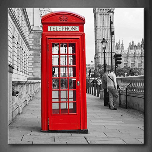 500x500 Buy First Wall Artampacircampreg - London Phone Booth Painting
