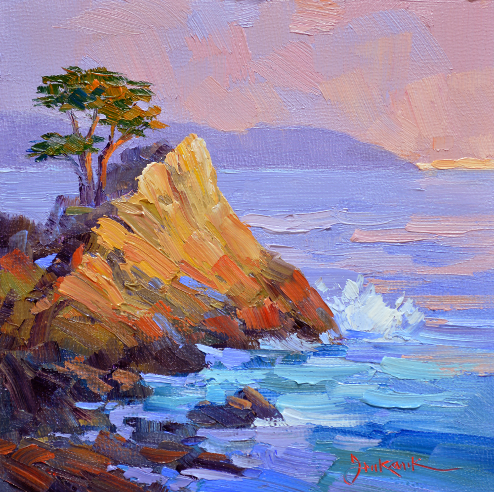 Lone Cypress Painting At PaintingValley.com | Explore Collection Of ...