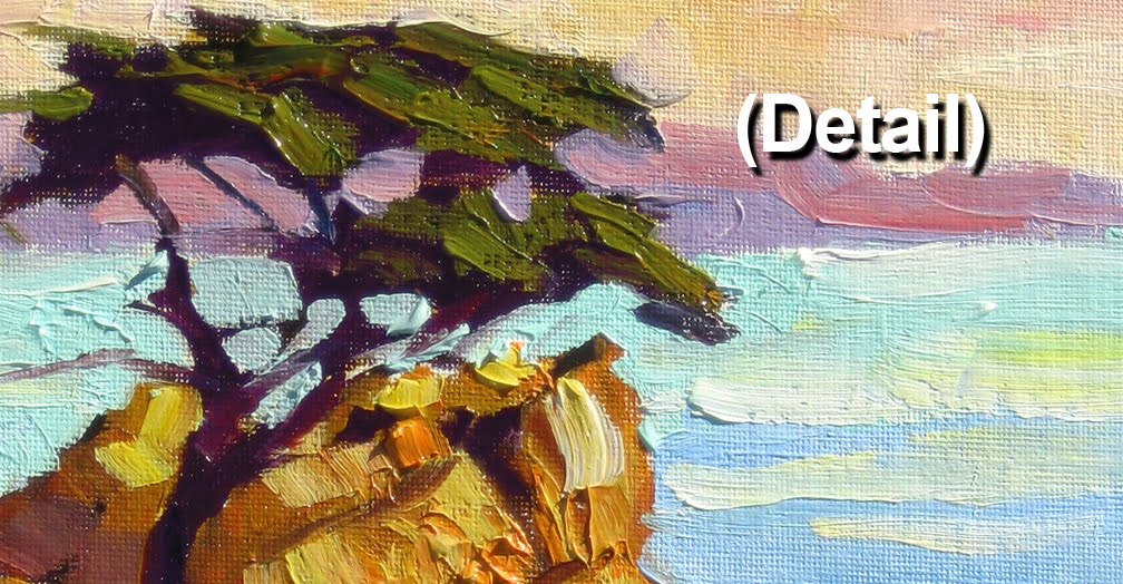 1008x524 Tom Brown Fine Art Lone Cypress In Monterey, Tom Brown Historic - Lone Cypress Painting