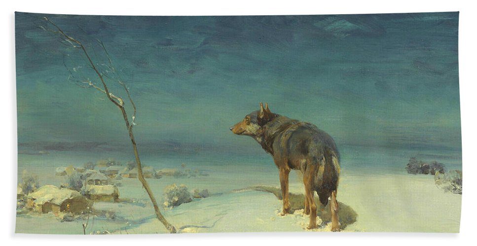 Lone Wolf Painting At PaintingValley.com | Explore Collection Of Lone ...