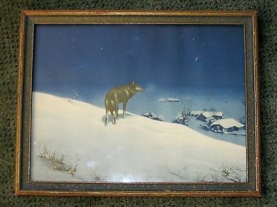 400x300 Gallery The Lone Wolf 1925 Kowalski, - Lone Wolf Painting By Kowalski