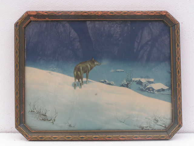 Lone Wolf Painting By Kowalski At PaintingValley.com | Explore ...