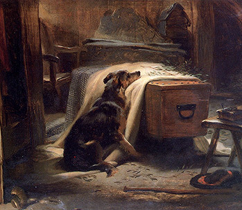 349x303 Lonely Funeral - Loneliness Famous Painting