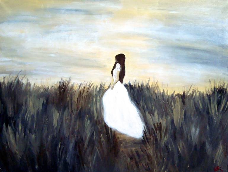 770x580 Saatchi Art Loneliness Painting By Elena Parau - Loneliness Painting
