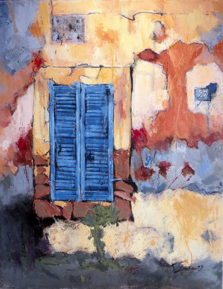 770x1001 Saatchi Art Wounds Of Painting By George Segos - Loneliness Painting