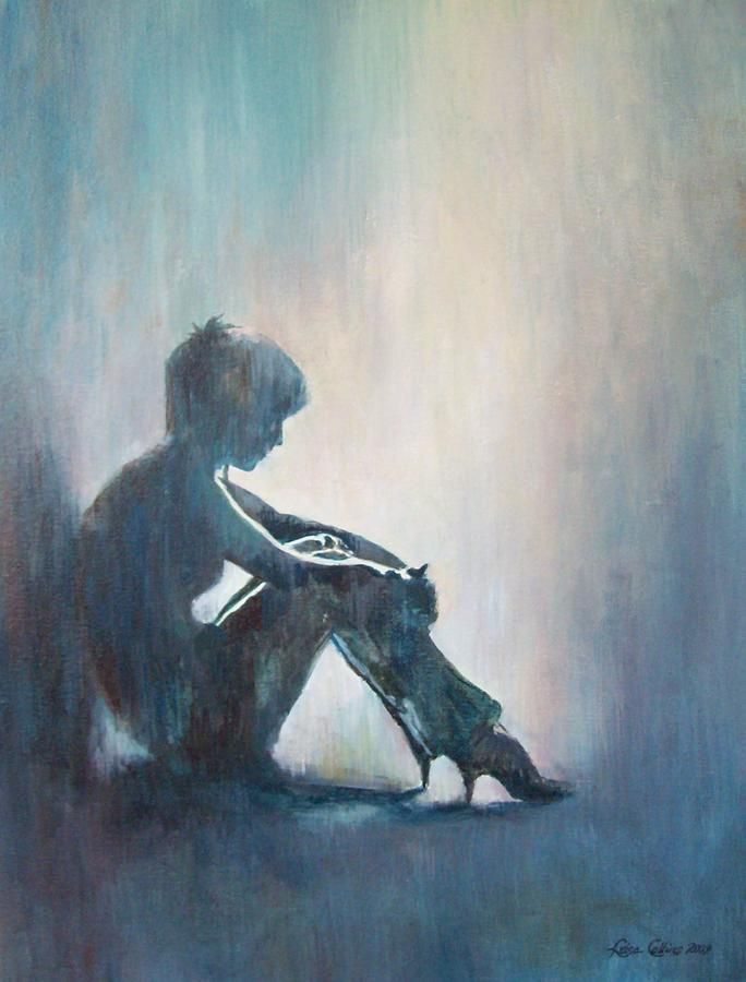 684x900 The Loneliness Of Abuse Painting - Loneliness Painting