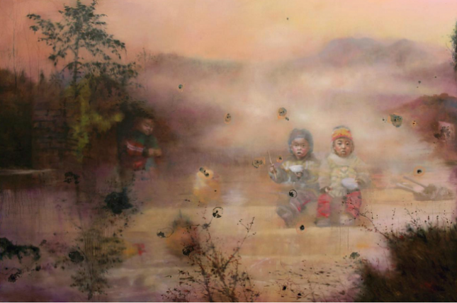 645x428 A Childhood Lost Painting China's One Child Policy Opinion - Lonely Child Painting