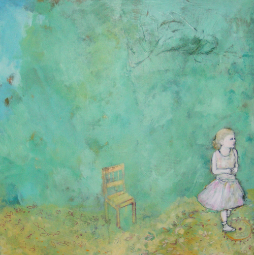 500x502 Lonely Maria Pace Wynters - Lonely Child Painting