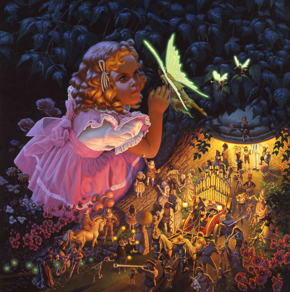 596x600 Artist David Nordahl Michael Jackson Gallery - Lonely Child Painting