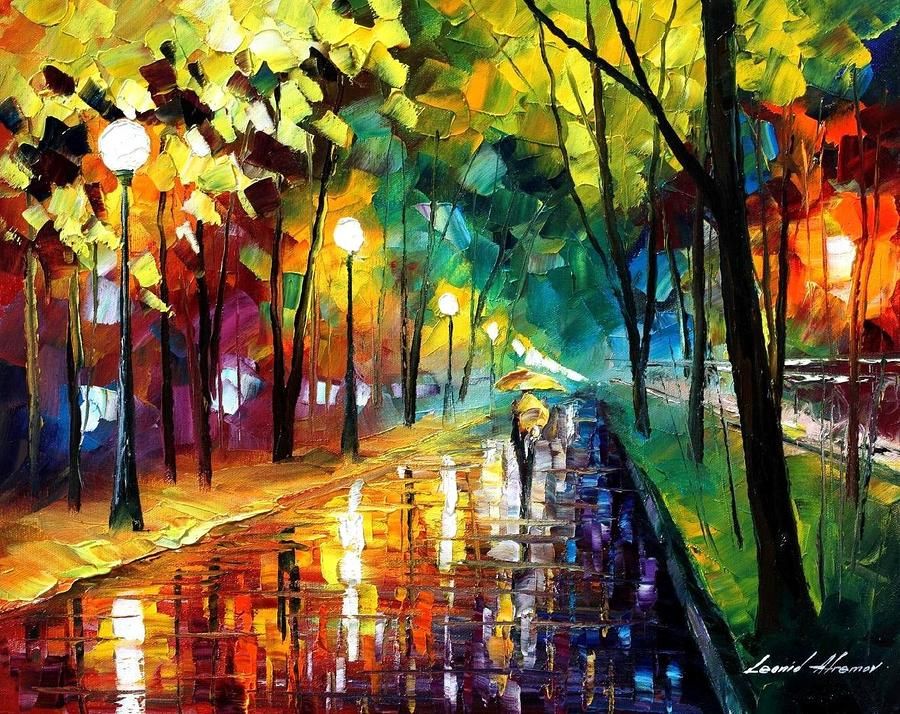 900x714 Lonely Girl Canvas Print Canvas Art By Leonid Afremov - Lonely Girl Painting