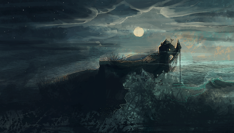 800x456 Speed Painting Lonely House By Yunipar - Lonely Painting