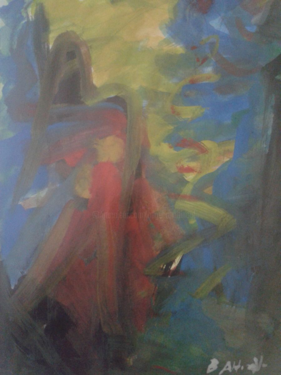 900x1200 Lonely Woman (Bilgehan Altinoglu) - Lonely Woman Painting