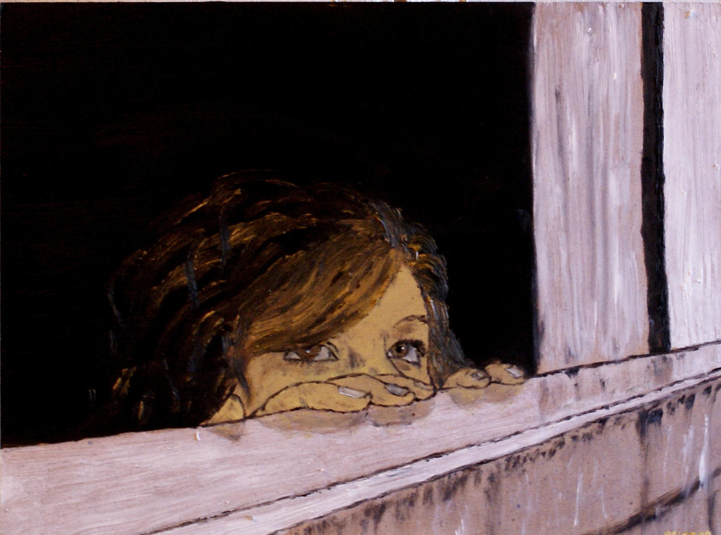 1024x760 The World's Best Photos Of Kaeuflin And Woman - Lonely Woman Painting