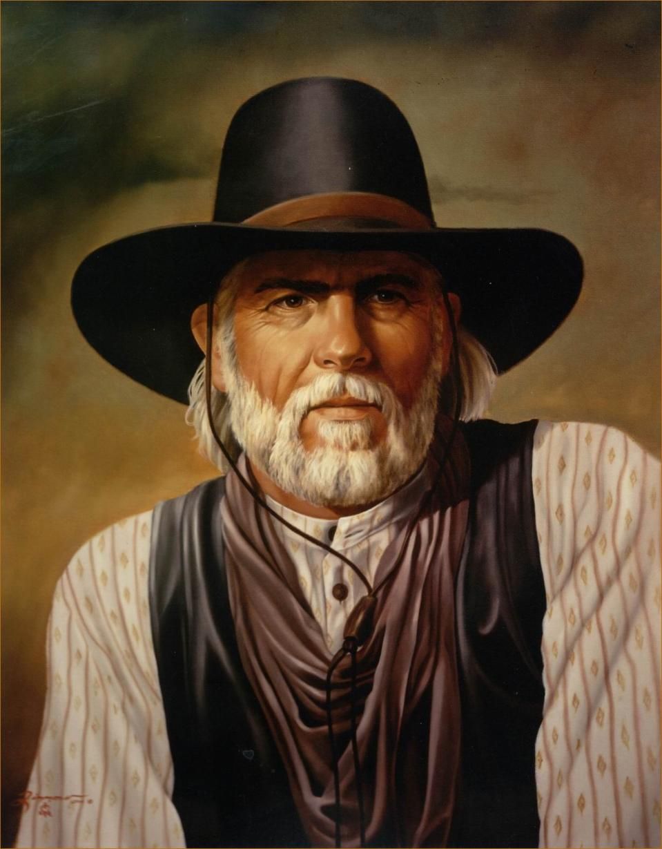 959x1229 Portrait Painting In Oil - Lonesome Dove Painting