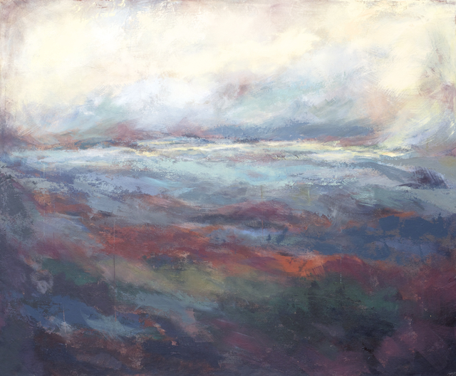 640x528 Jessica Dunn Artwork Long Way Home Original Painting Acrylic - Long Abstract Painting