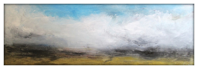 640x224 Long Abstract Landscape Contemporarymodern Acrylic Painting - Long Abstract Painting