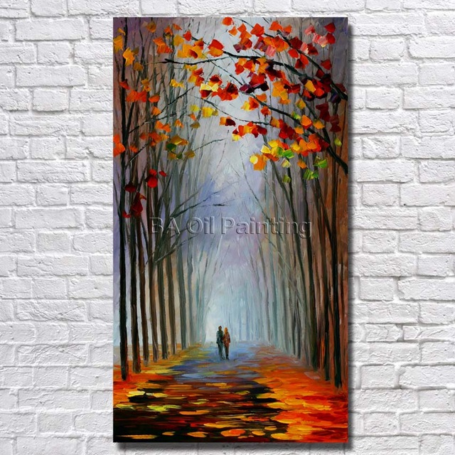 640x640 Ba Oil Painting Hand Painted Modern Design Knife Canvas Painting - Long Canvas Painting