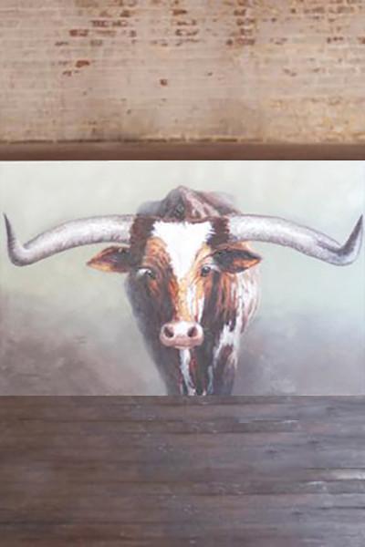 400x600 Oil Painting - Longhorn Bull Painting
