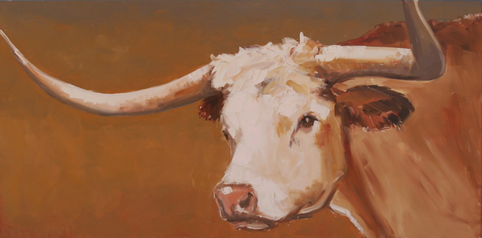 1600x793 Carol Carmichael Paints Sweet Emotion - Longhorn Painting