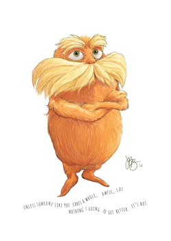 249x350 James Barracca - Lorax Painting
