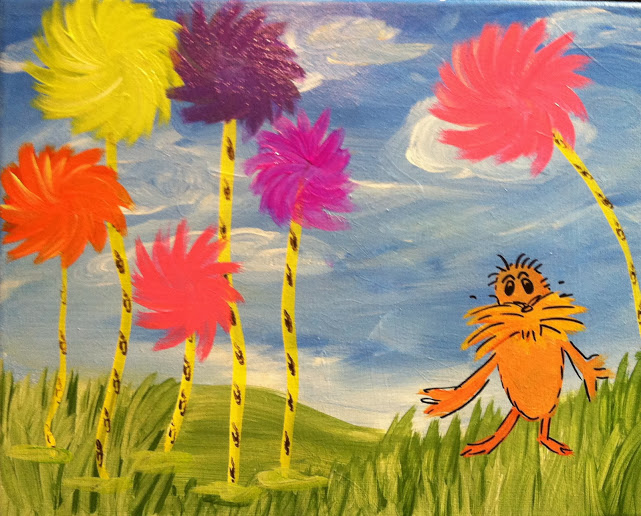 641x516 Lorax Easely An Artist - Lorax Painting