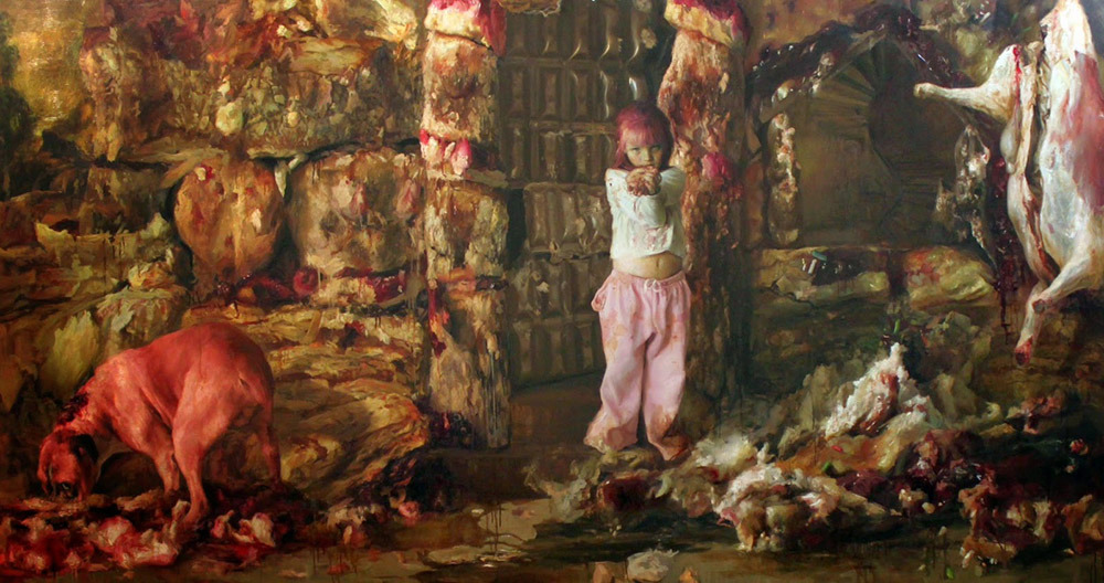 1000x528 Guillermo Lorca Playing Games With Paranoia Beautiful Bizarre - Lorca Painting