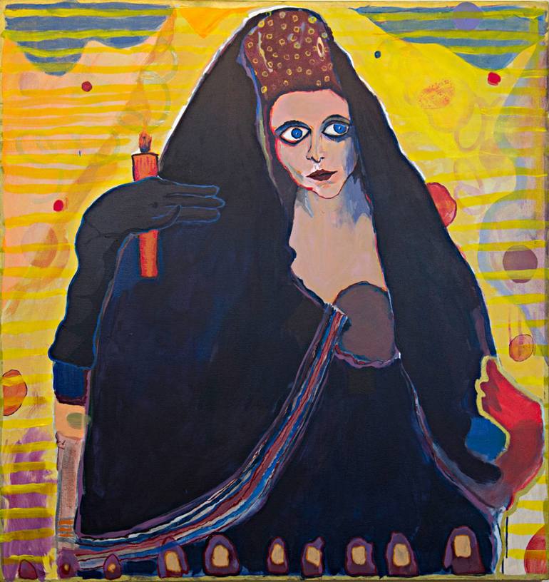 770x816 Saatchi Art Lorca Night Painting By Skully Gustafson - Lorca Painting