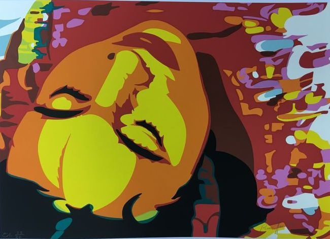 650x471 Bernard Rancillac - Lorca Painting