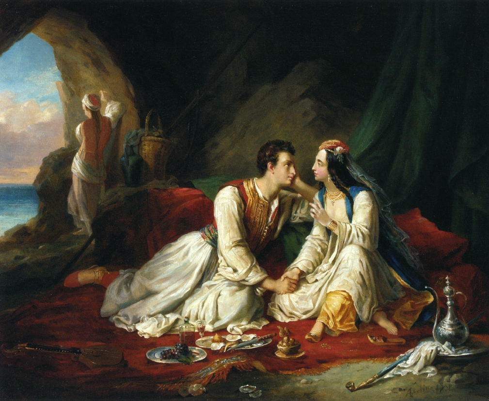 1009x827 Lord Byron Amor E Morte In Greece - Lord Byron Painting