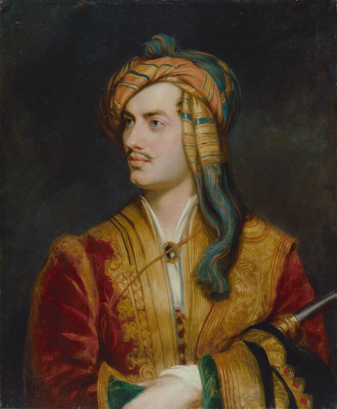 658x800 Npg 142 Lord Byron - Lord Byron Painting