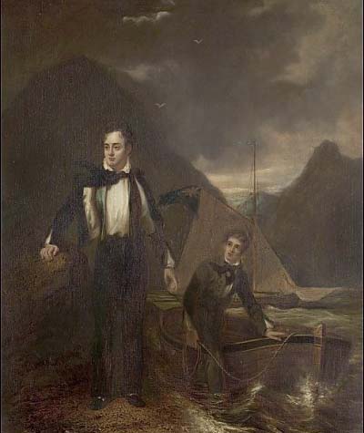 400x475 Portraits Of Lord Byron, In Order Of Lord Byron Ness - Lord Byron Painting