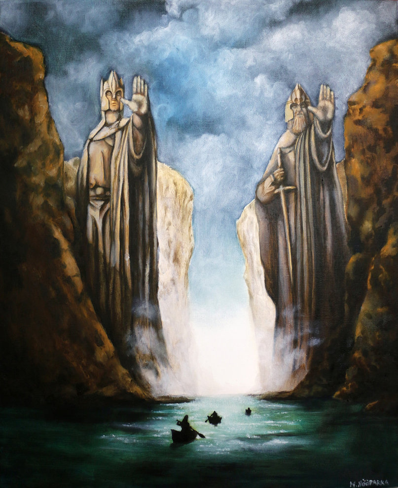 807x990 The Lord Of The Rings - Lord Of The Rings Painting