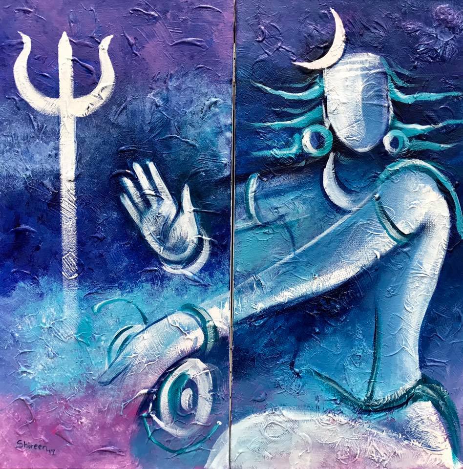 948x960 Buy Lord Shiva Handmade Painting By Shireen Malayya. Code - Lord Shiva Painting