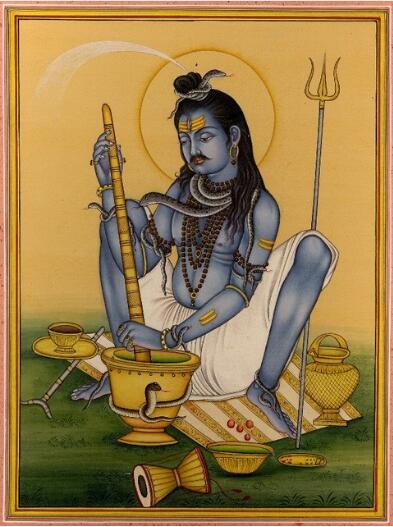 393x527 Wall Decor Painting Canvas Art Hd Print Fabric Lord Shiva Making - Lord Shiva Painting