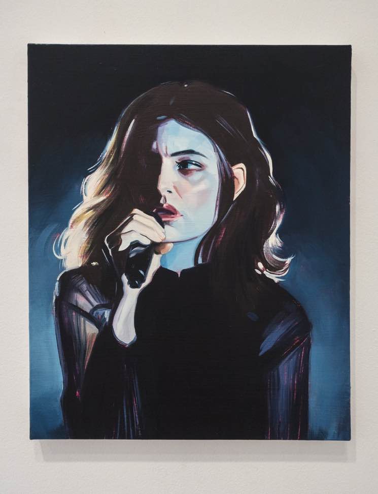 745x972 Lorde Unveils New Portrait By - Lorde Painting