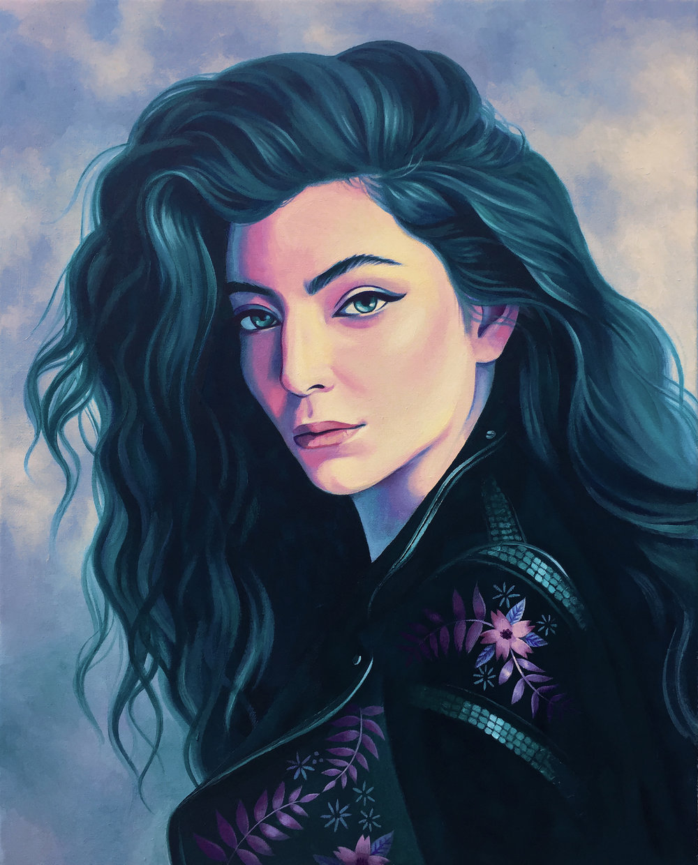 1000x1240 Painting Dana L. Zimmerman - Lorde Painting