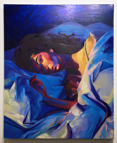 385x472 Lorde's Album Art, Jordan Wolfson's Log Cabin, Kerry James - Lorde Painting