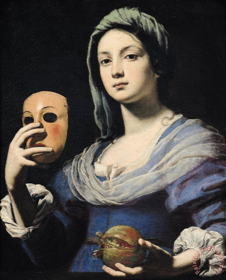774x960 Lorenzo Lippi Woman With A Mask Painting - Lorenzo Painting