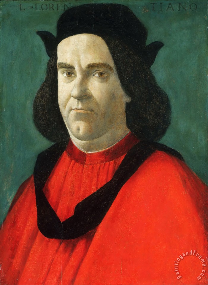 701x960 Sandro Botticelli Portrait Of Lorenzo Di Ser Piero Lorenzi - Lorenzo Painting