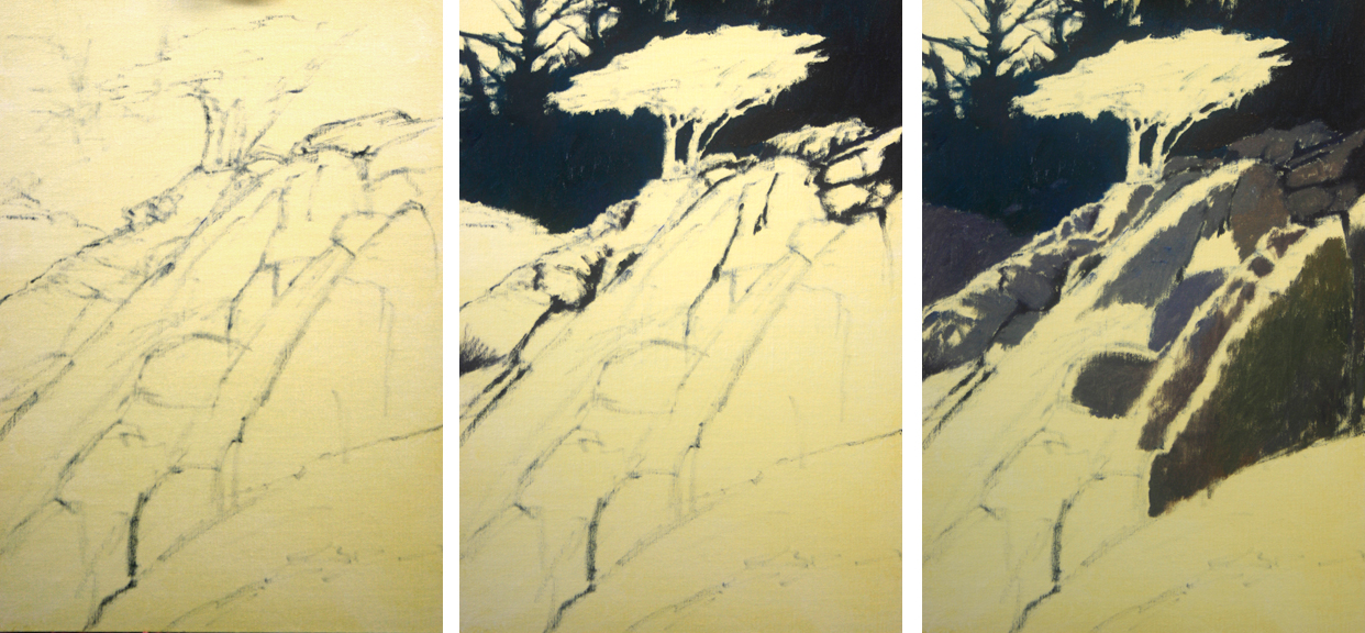 1242x576 Lost Amp Found Edges, A Demo Kevin Courter Fine Art - Lost And Found Painting