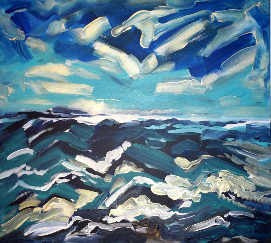 900x808 Lost - Lost At Sea Painting