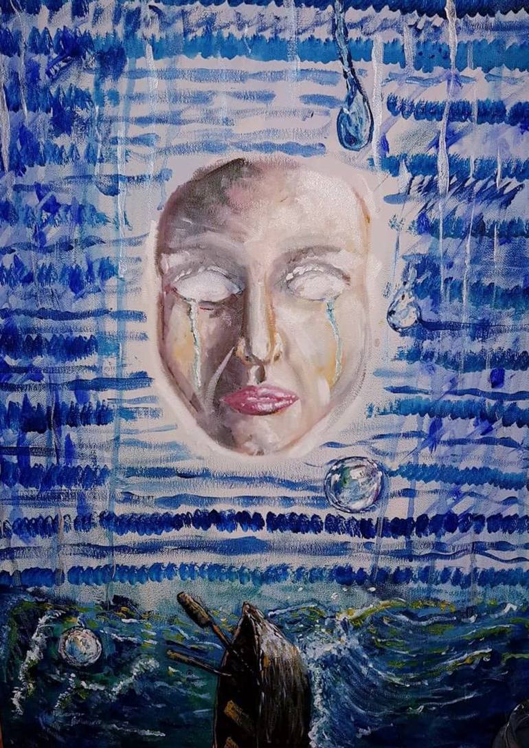 770x1088 Saatchi Art Lost At Sea Painting By Erin Griffin - Lost At Sea Painting