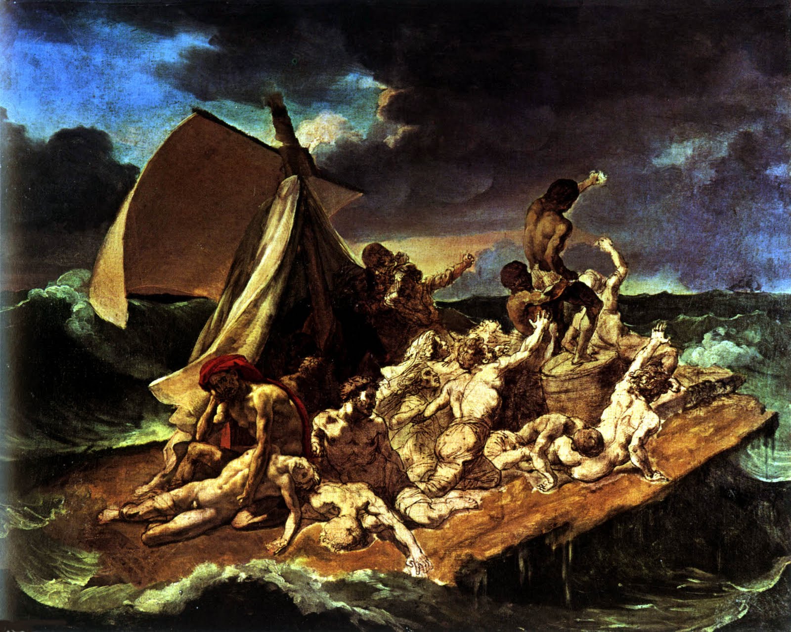 1600x1278 We Are All Lost - Lost At Sea Painting