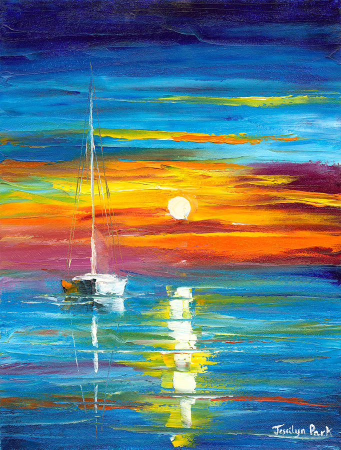 682x900 Lost At Sea Painting By Jessilyn Park - Lost At Sea Painting