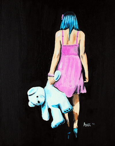 400x509 Lost Girl - Lost Girl Painting