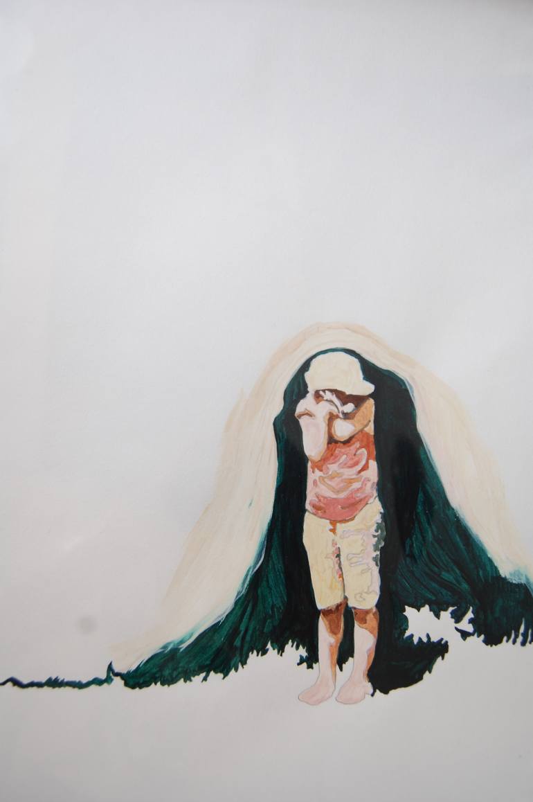 770x1158 Saatchi Art Lost Girl Painting By Jessica Everitt - Lost Girl Painting