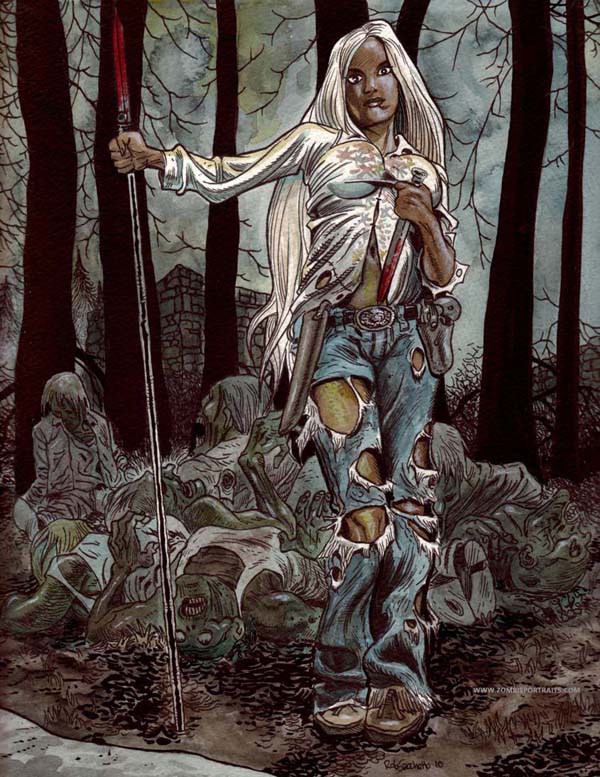 600x777 The Lost Girl From Rot And Ruin - Lost Girl Painting