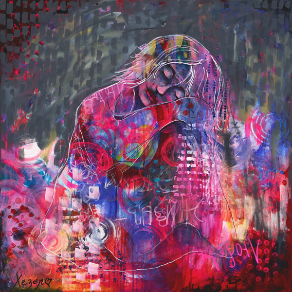 600x600 Lost In My Mind Heatherunderground - Lost Girl Painting