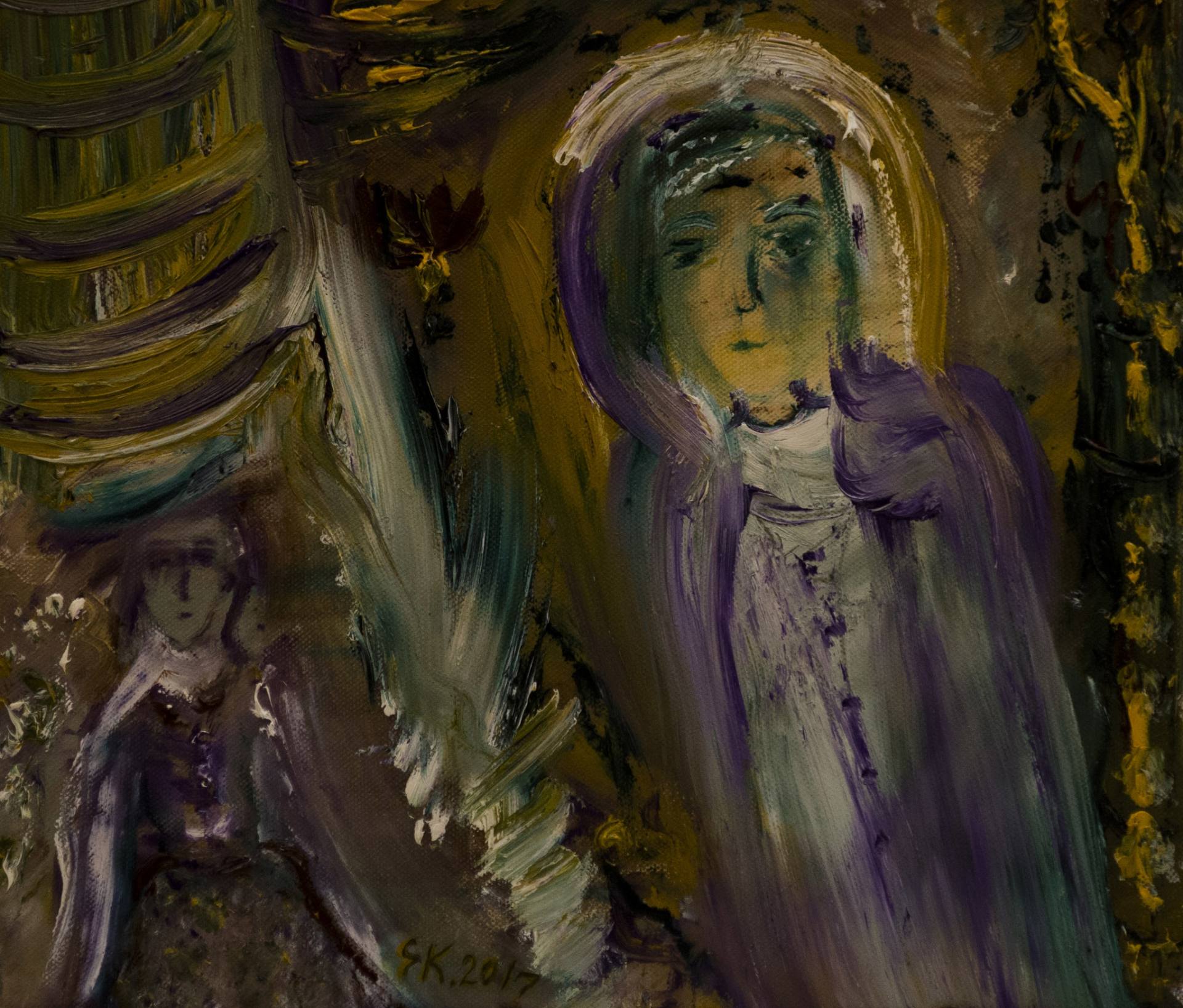 1920x1635 Saatchi Art The Lost Love Or The Lilac Story Painting By Zhanna - Lost Love Painting